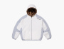 Supreme Faux Fur Reversible Hooded Track Jacket  "White" 
