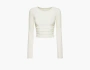 Alo Yoga Gather Long Sleeve Ivory 