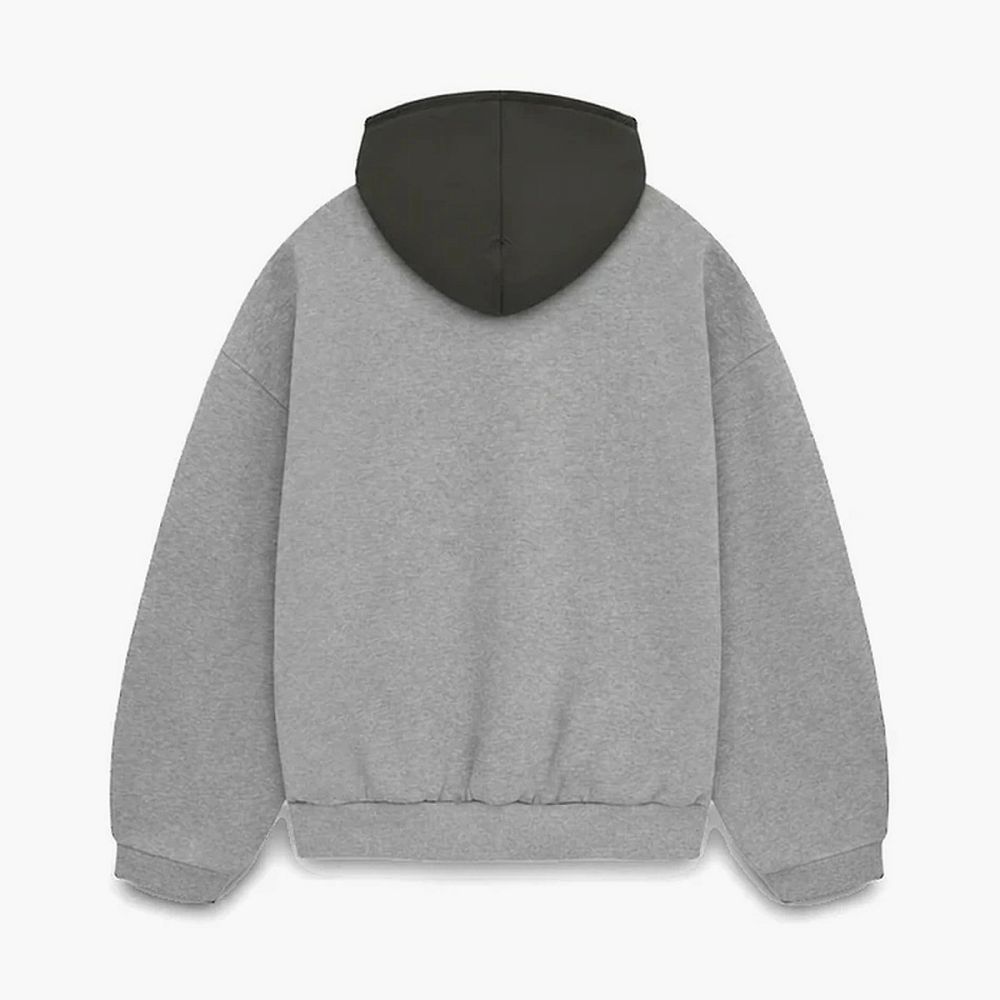 Худи Fear Of God Essentials Nylon Fleece Dark Heather Oatmeal