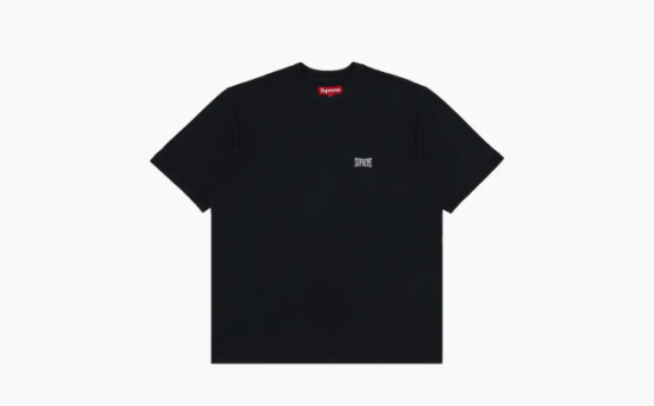 Supreme Warm Up Washed Short-Sleeve Top Black 