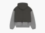 Fear of God Essentials Nylon Fleece Hooded Sweater Dark Heather Oatmeal/Ink  