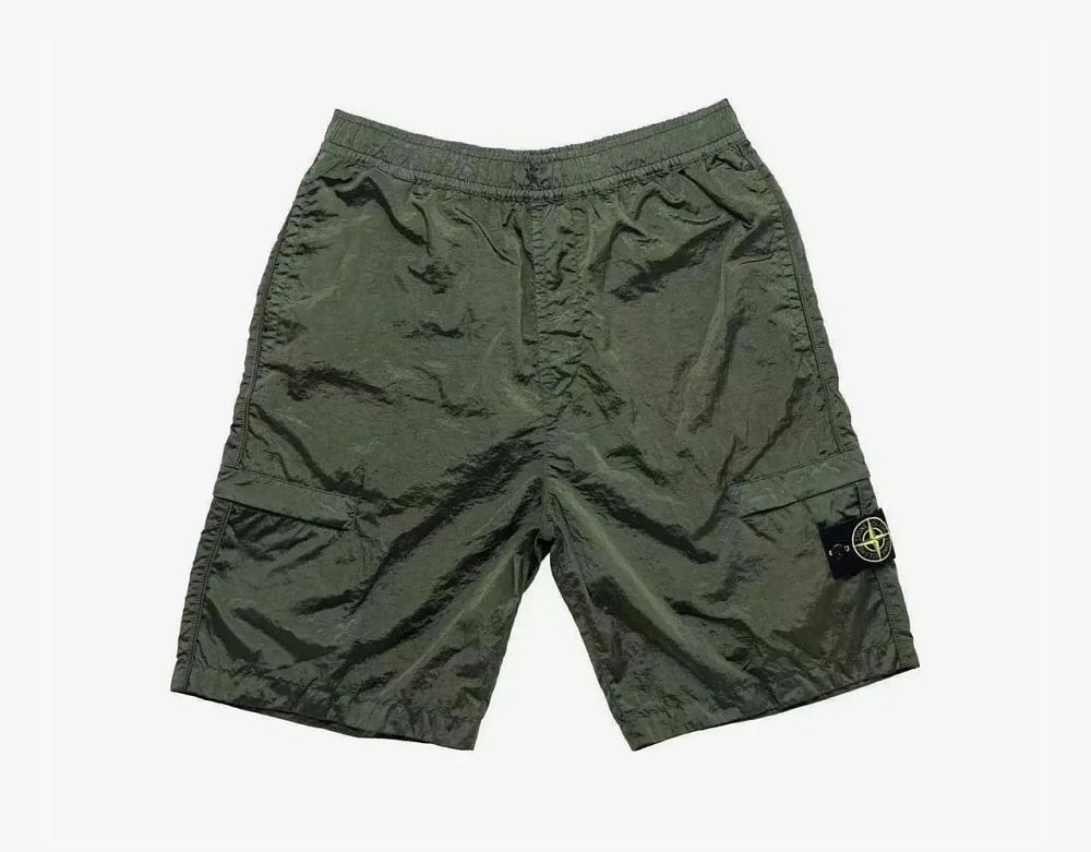 Stone Island Nylon Metal Watro-TC Shorts Sage Green