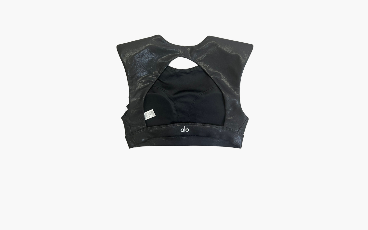 Alo Yoga Super Shine Flash Bra "Black" 