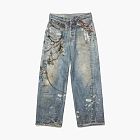 Acne Studios Loose Fit Trousers 1981M Mid Blue