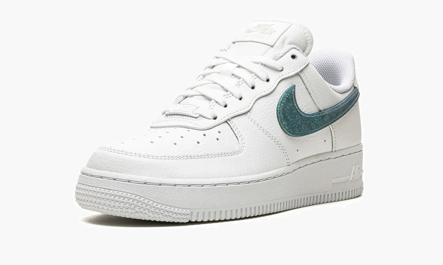 W Air Force 1 '07 ESS Glitter Swoosh - Celery 