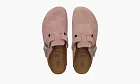 Birkenstock Boston Soft Footbed Suede Pink Clay