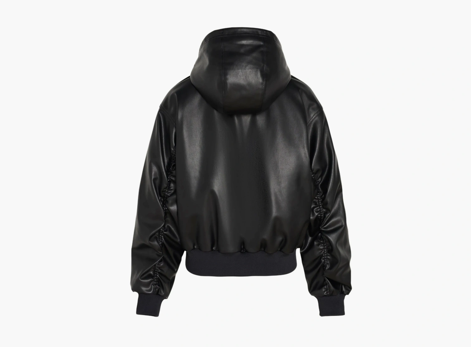 Adidas Originals Pleather Padded Jacket Black 