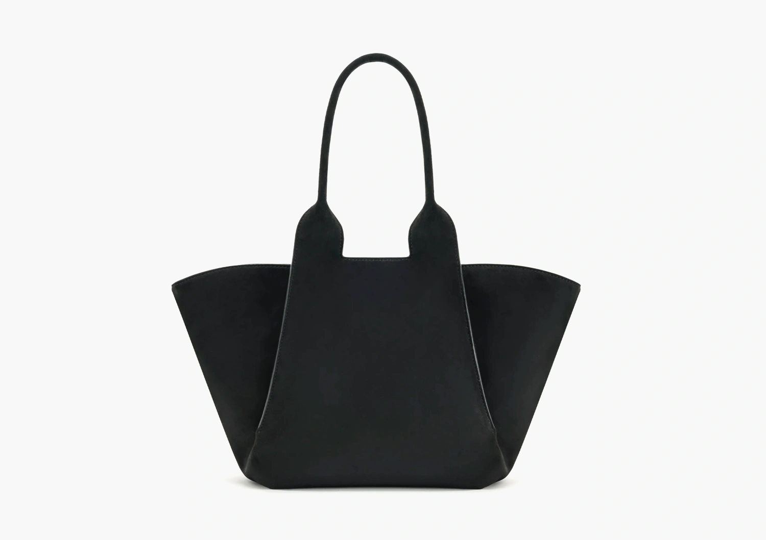 JW PEI Cara Faux Suede Tote Bag Black 