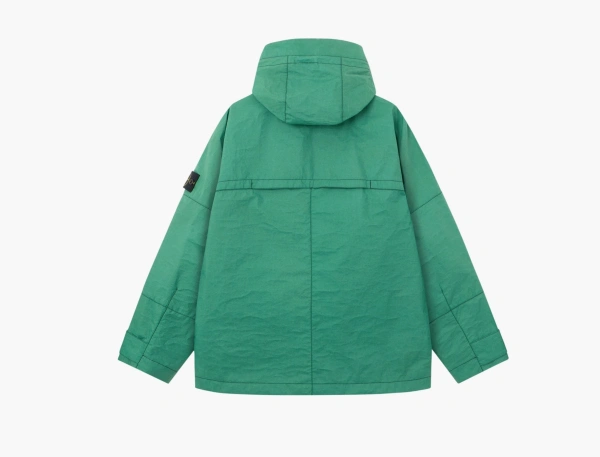 Stone Island Metal Lamina Ripstop Heat Reactive Hooded Jacket Malachite 
