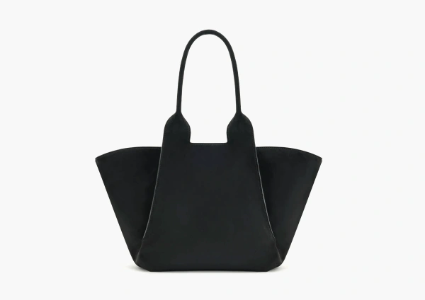 JW PEI Cara Faux Suede Tote Bag Black 