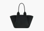 JW PEI Cara Faux Suede Tote Bag Black 