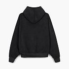 Yeezy X GAP Faded Fleece Cropped Hoodie Black