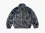 Supreme 2-Tone Windstopper Faux Fur Jacket Blue 