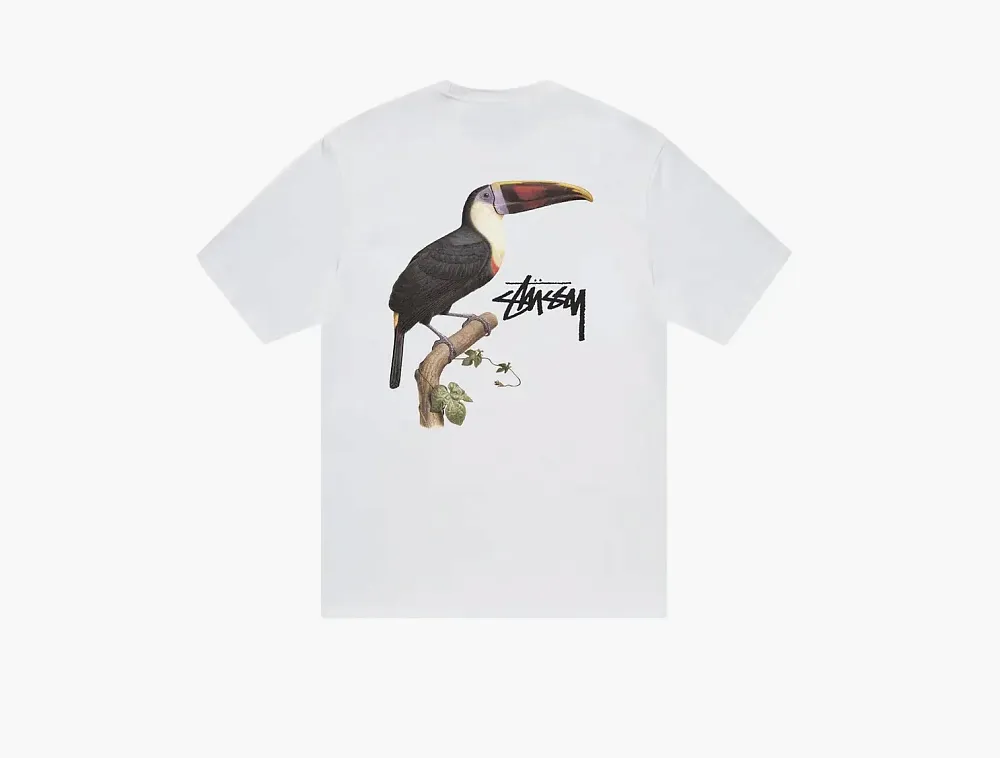 Stussy Toucan Tee White