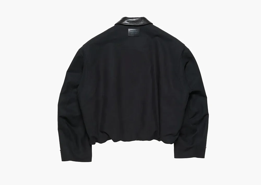 Acne Studios Twill Bomber Jacket Black
