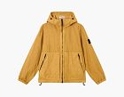 Stone Island Organic-Look Nylon Panama-TC Hooded Jacket Mustard