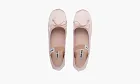 Miu Miu Satin Ballerinas Orchid Pink