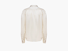 Saint Laurent Lavalliere Collar Blouse White