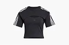 Adidas Originals Cutout Cali Tee  Black / White