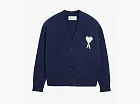 Ami Paris Ami de Coeur Cardigan Navy