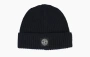  Stone Island Ribbed Beanie Dark Blue 