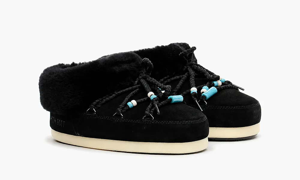 Moon Boot Suede Ankle Boots WMNS Black