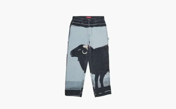 Supreme x Damien Hirst Painter Jean Black 