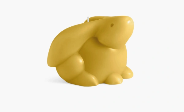 Loewe Rabbit Candle Dark Yellow Bunny 
