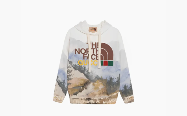 Gucci x The North Face Sweatshirt Trail Print 