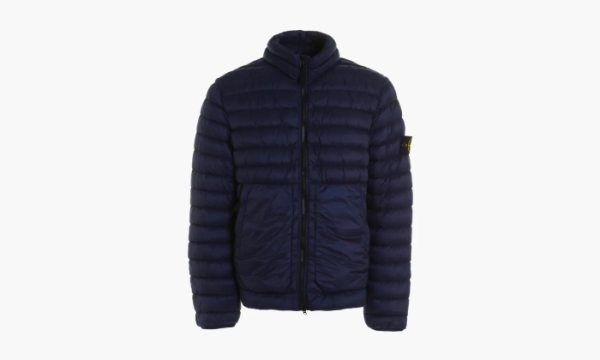 Stone Island Lightweight Hooded Down Jacket Blue 