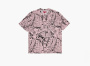 Supreme Newspaper Short-Sleeve Top "Pink" 