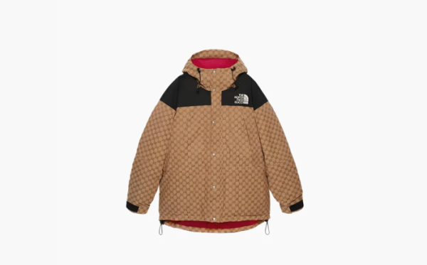 Gucci x The North Face Down Jacket Beige/Ebony 