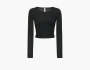 Alo Yoga Gather Long Sleeve Black 