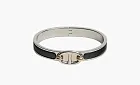 Hermes Mini Clic Chaine d'Ancre bracelet Silver/Black