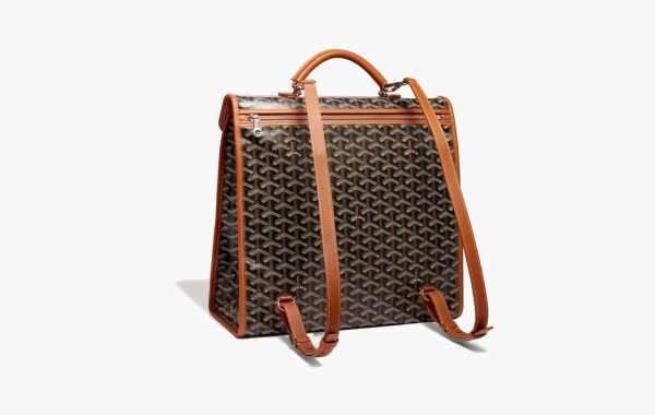 Goyard Saint Leger Backpack Black & Tan 