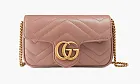 Gucci Gg Marmont Super Mini Bag Dusty Pink