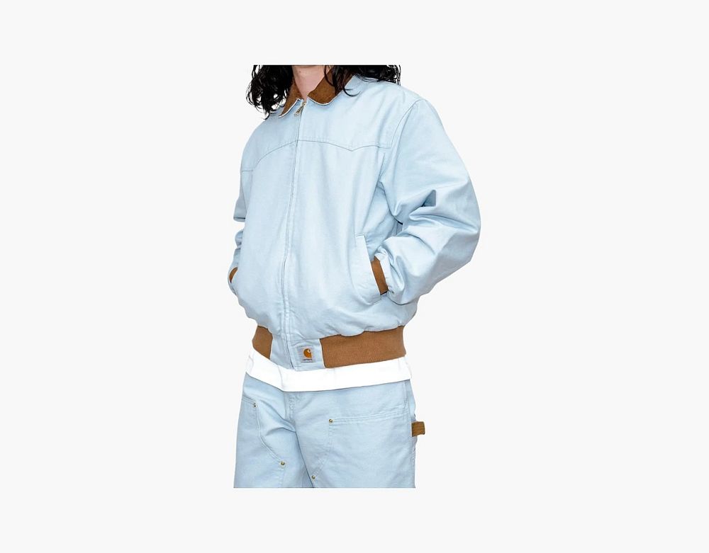 Carhartt WIP Bomber Jacket Light Blue