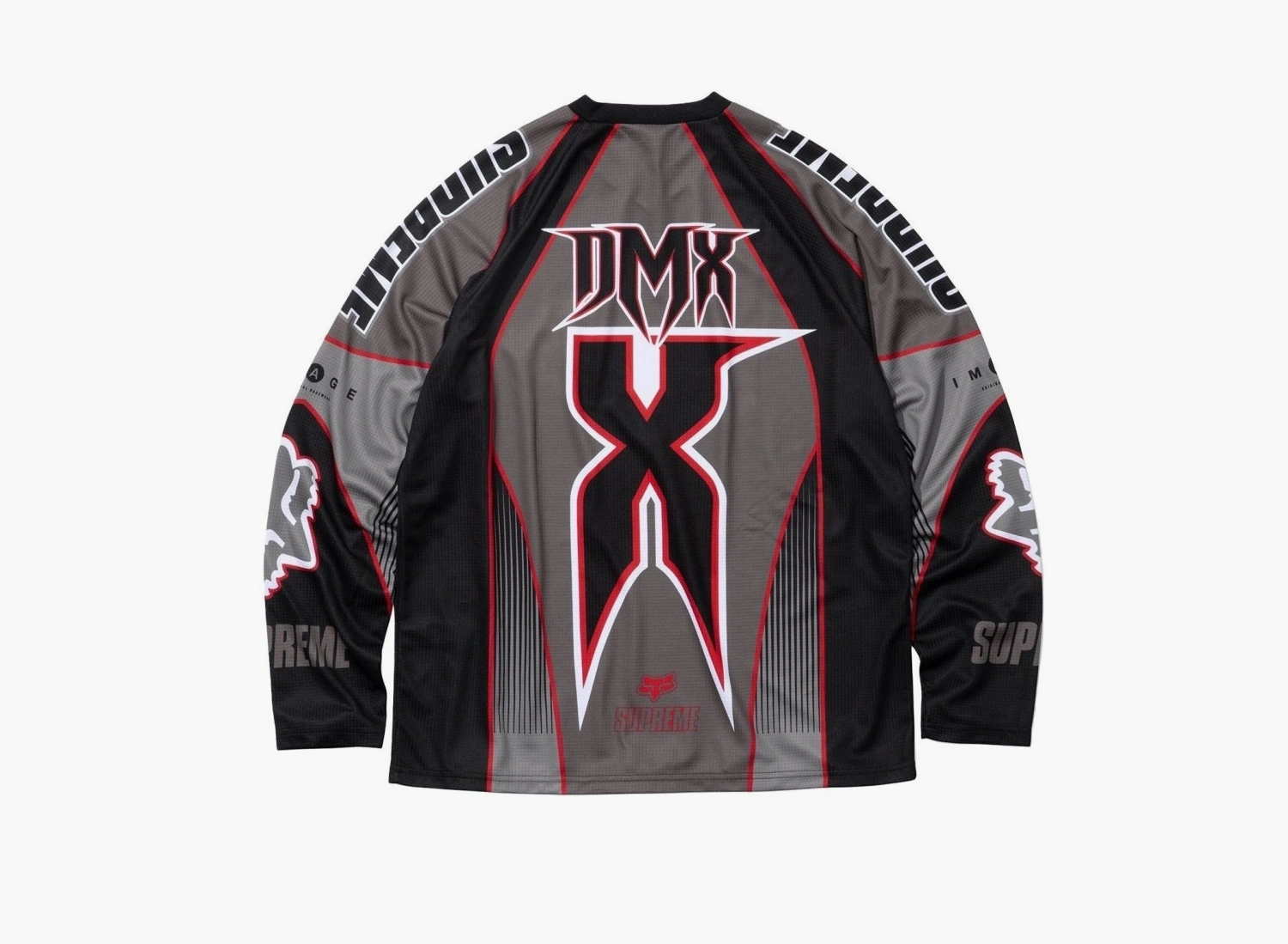 Supreme x Fox Racing DMX Long-Sleeve Black 