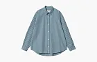 Carhartt WIP Striped Long Sleeve Shirt Blue