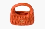 Miu Miu Wander Matelassé Nappa Leather Hobo Bag "Orange" 