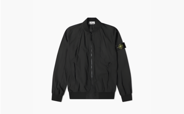 Stone Island Bomber Skin Touch Nylon-TC "Black" 