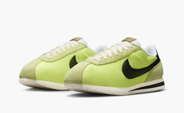 Nike Cortez Textile Anti Slip Wear Resistant Low Top Casual Shoes Green 
