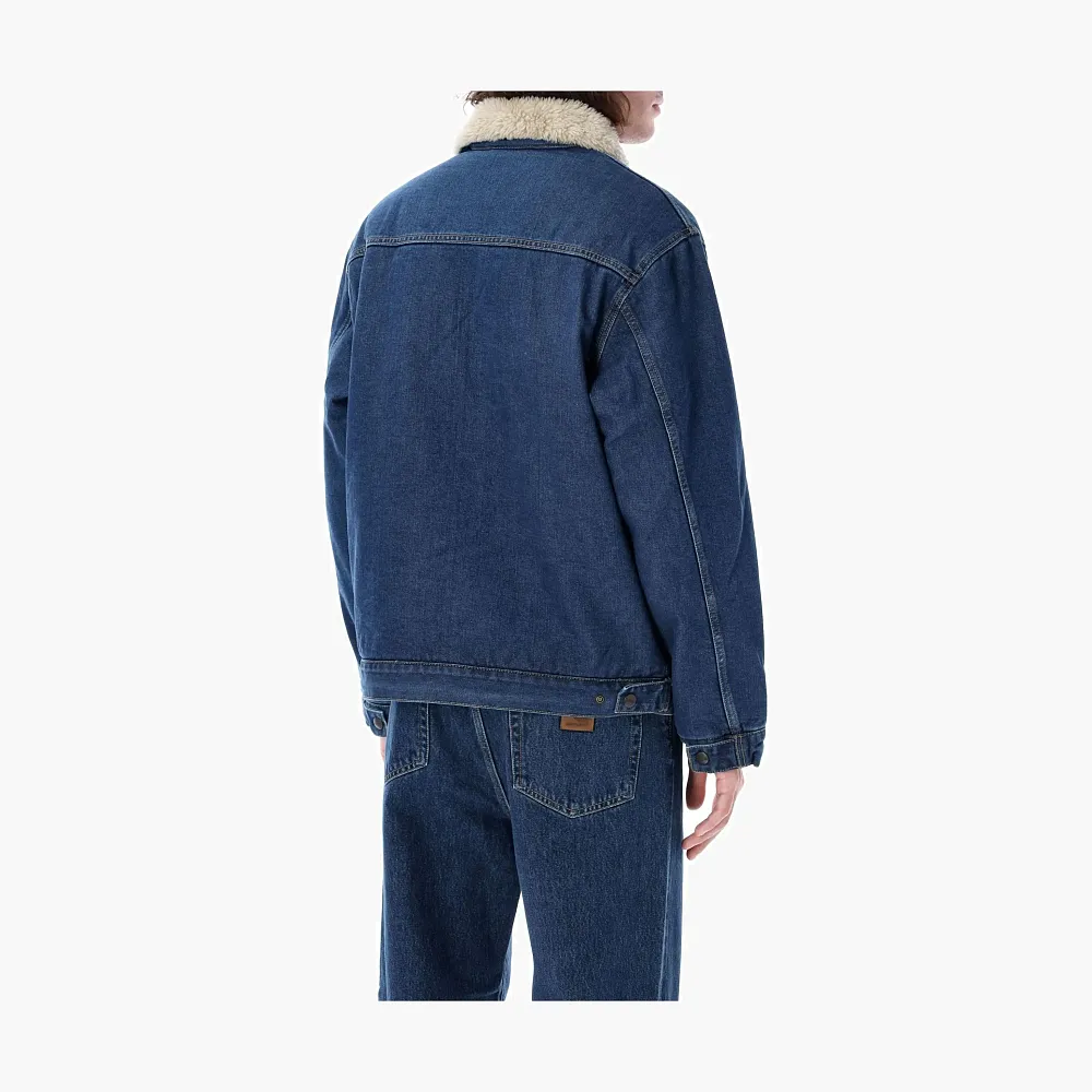 Carhartt WIP Detroit Fur Collar Jacket Navy