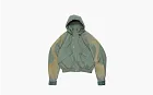 Acne Studios Hoded Zipper Casual Jacket Green