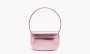 Diesel 1DR Shoulder Bag Mirrored Leather Pink 