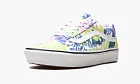 Vans Comfycush Old Skool Platform Tie-dye Yellow