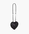Alaia Le Coeur Bag In Calfskin Black