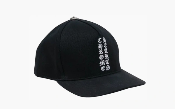 Chrome Hearts Vertical Logo Hat Black 