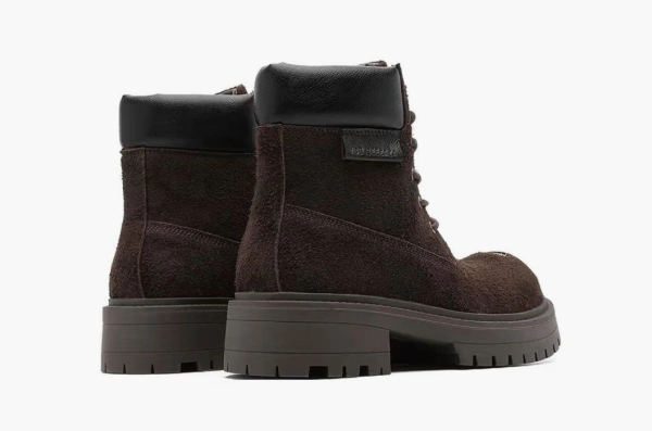 Mason Prince Classic Anti Leather Martin Boots Dark Brown 