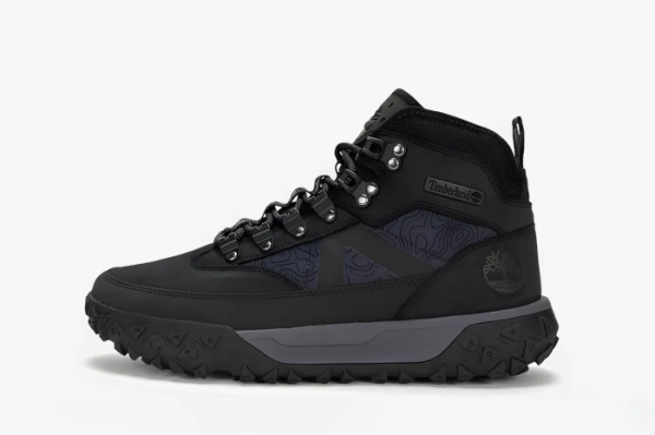 Timberland Greenstride Motion 6 Waterproof Mid Hikers Black Nubuck 